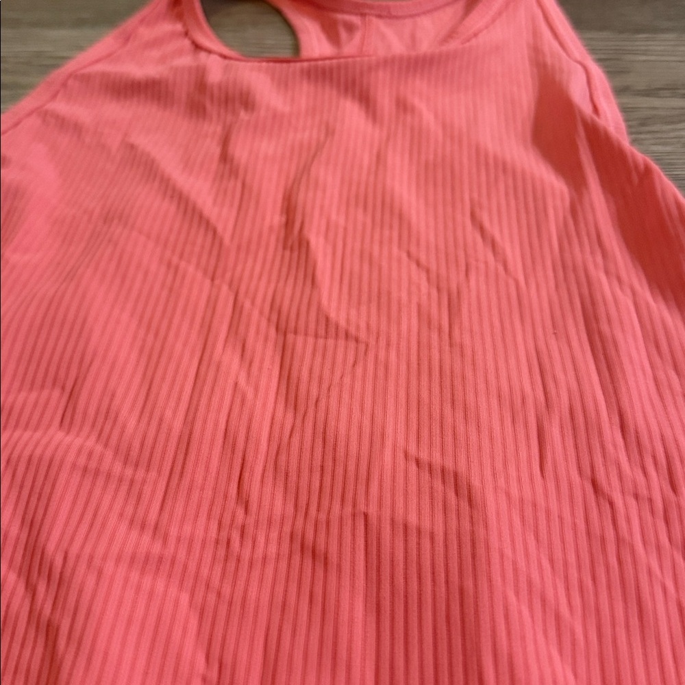 Lululemon Base Pace Ribbed Tank Top in Raspberry Cream - Picture 6 of 8